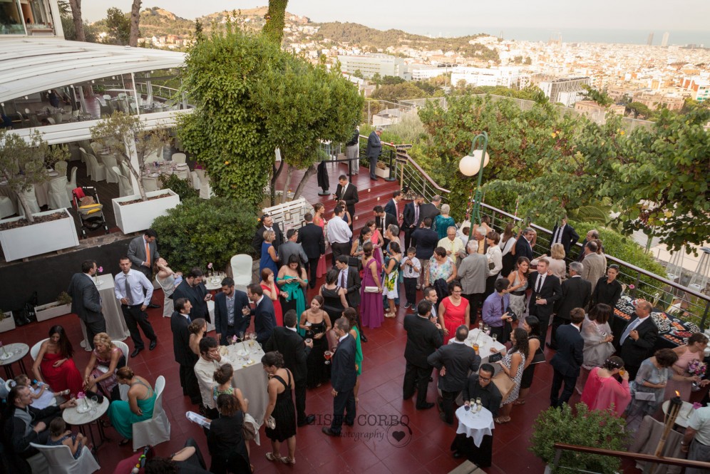 boda barcelona restaurant mirabe vistas