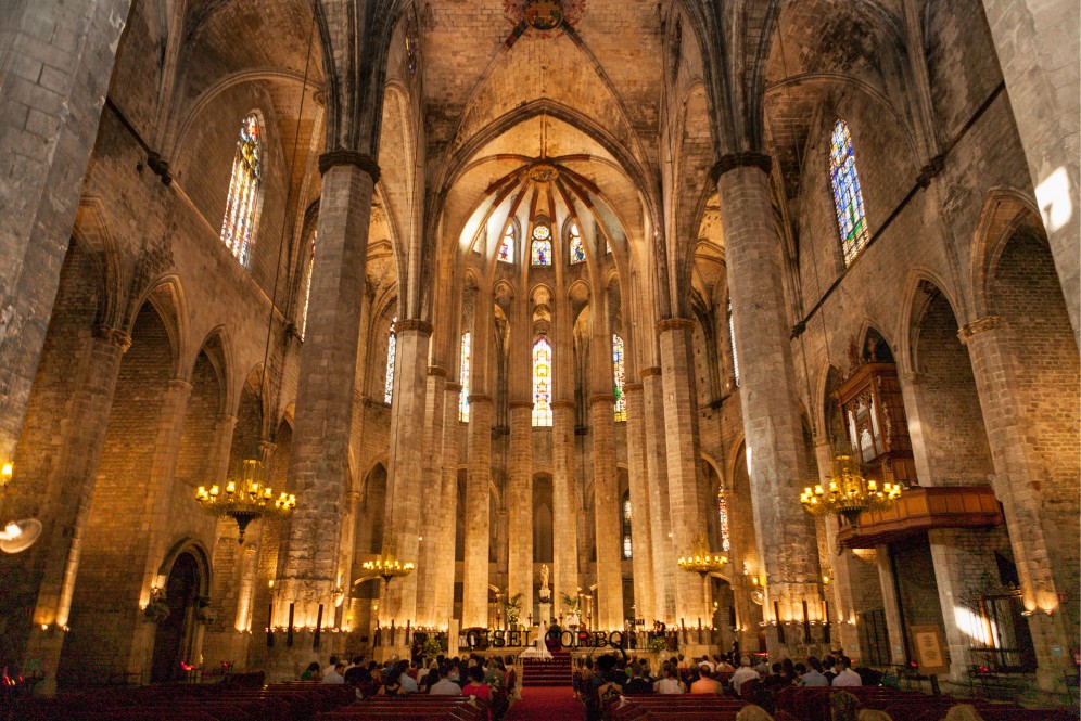 boda interior basilica santa maria del mar