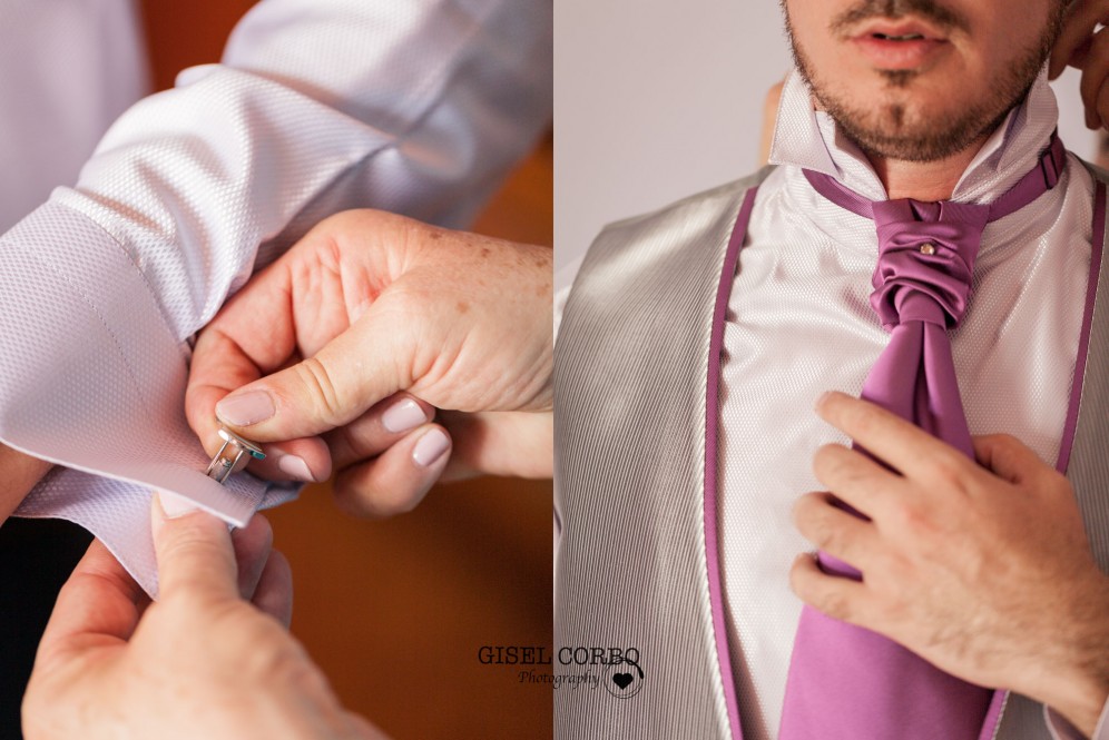 fotografo barcelona corbata gemelos novio preparativos