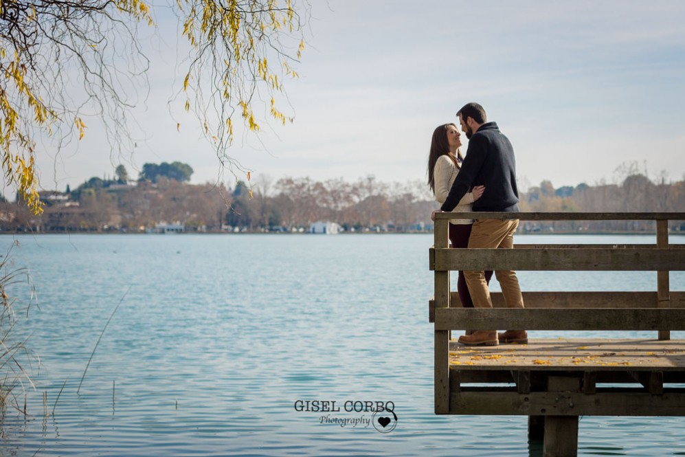 013 sesion fotos girona pareja muelle arboles lago