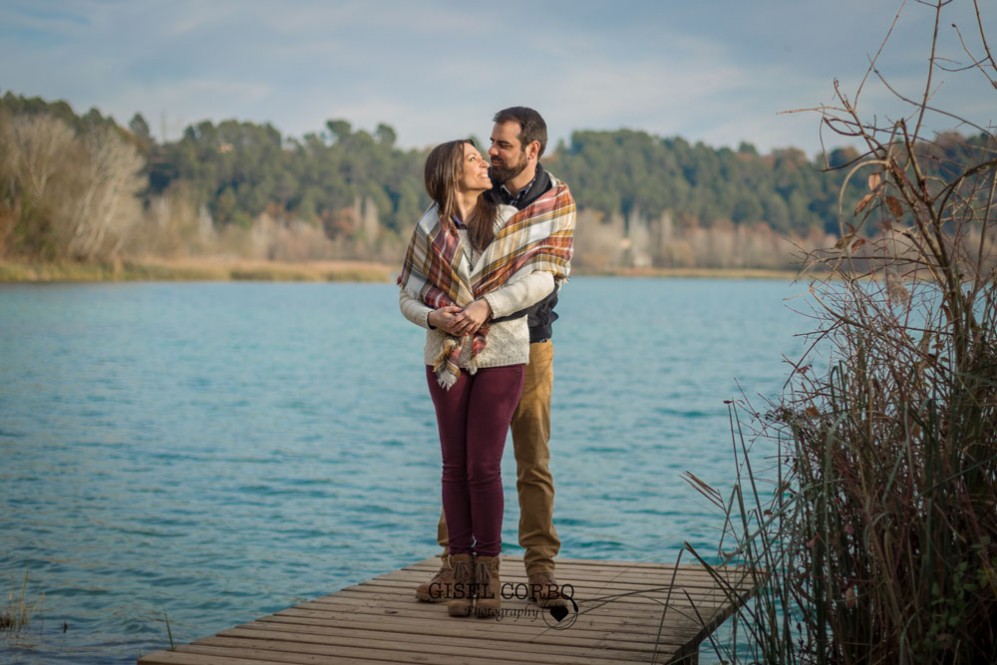 039 sesion fotos girona banyoles camino madera lago