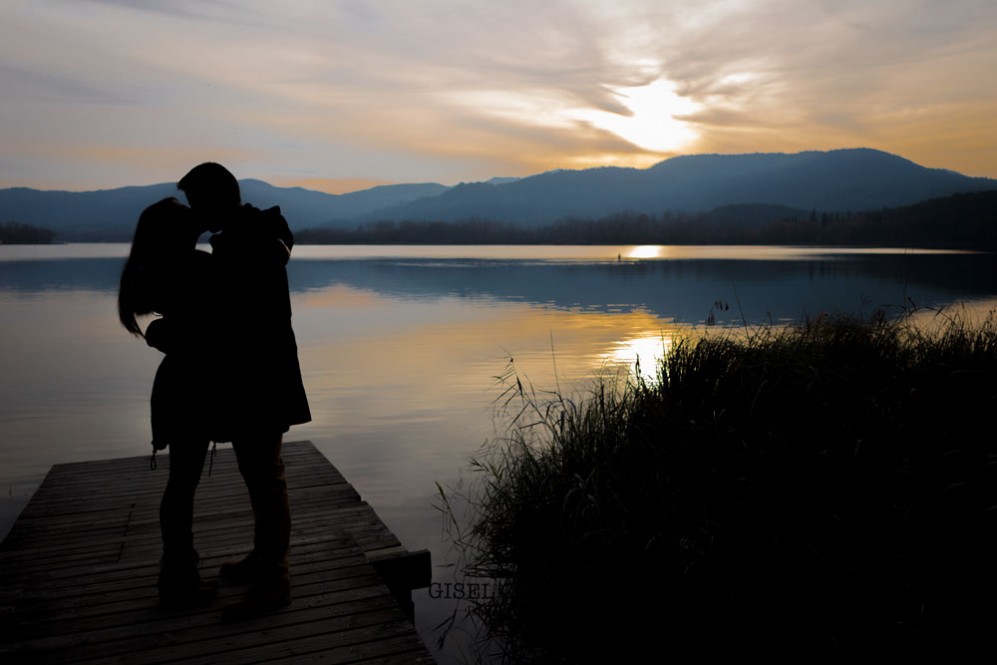 047 Preboda romantico barcelona atardecer contraluz banyoles girona