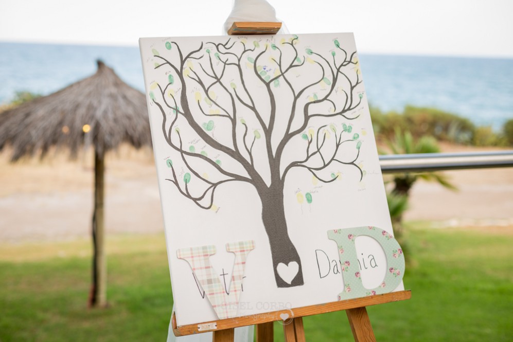 53 detalles de boda arbol de huellas